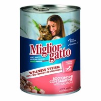 Miglior Gatto غذای کنسروی گربه با سالمون 405 gr