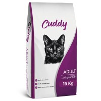 Cuddy Gurme Kuzu,Balık,Tavuk Yetişkin Kedi Maması 15 Kg