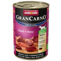 Animonda Gran Carno Sığır Eti ve Yürekli Köpek Konservesi 400 gr