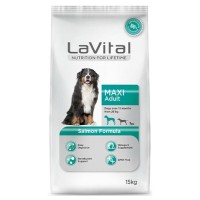 LaVital Maxi Adult 15 Kg Somonlu Büyük Irk Yetişkin Köpek Maması