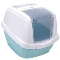 Imac Maddy Kapalı Kedi Tuvaleti 62x49.5x47.5cm (Mavi)