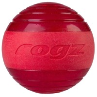Rogz Squeekz Fetch Ball At-Getir Köpek Topu Oyuncağı 6,4 cm (Kırmızı)