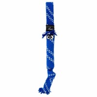 Rogz Toyz Scrubz Sesli Köpek Diş İpi Oyuncağı [Medium] 44cm (Mavi)