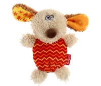 Gigwi Plush Friendz Sesli Fare Gri-Kırmızı Peluş Köpek Oyuncağı