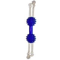 Pet Style İpli Dumbell Şeklinde Köpek Diş Kaşıma Oyuncağı
