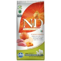 N&D Pumpkin Tahılsız Yaban Domuzlu, Balkabaklı ve Elmalı 12 Kg Orta ve Büyük Irk Yetişkin Köpek Maması