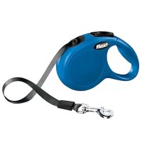 Flexi New Classic Şerit Otomatik Gezdirme Tasması Mavi [XSmall] 3m