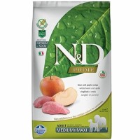 N&D Prime Tahılsız Yaban Domuzlu ve Elmalı 12 Kg Orta ve Büyük Irk Yetişkin Köpek Maması