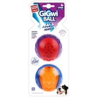 Gigwi Ball Sesli Sert Top Köpek Oyuncağı [Large] 6,8 cm (2'li Paket)