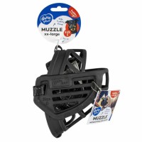 Duvo+ Kauçuk Köpek Ağızlığı Siyah XXLarge