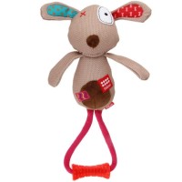 Gigwi Plush Friendz Diş Kaşıyıcılı Sesli Peluş Köpek Oyuncağı