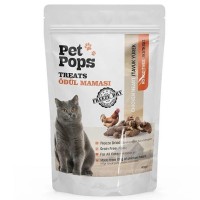 Pet Pops Dondurularak Kurutulmuş Tavuk Yürek Kedi Ödülü 40gr