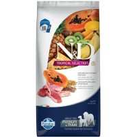 N&D Tropical Selection Kuzulu, Kavuzlu Buğdaylı, Yulaflı ve Tropikal Meyveli 10 Kg Orta ve Büyük Irk Yetişkin Köpek Maması