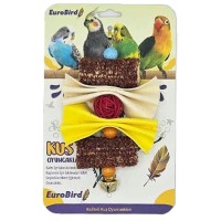 EuroBird 2 Koçan 2 Keçe 1 Top Zilli Kuş Oyuncağı
