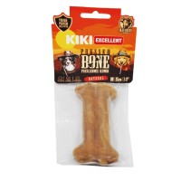 KIKI Excellent Doğal Sığır Derisi Press Köpek Kemiği Natural 15 cm