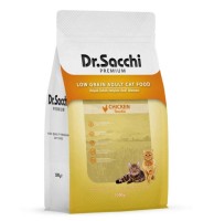 Dr.Sacchi Premium Düşük Tahıllı Tavuklu Yetişkin Kedi Maması 1,5 Kg
