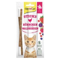 Gimcat Superfood Duo Sticks Tavuklu Yaban Mersinli Kedi Ödül Çubuğu 3lü 15Gr