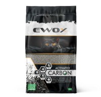 Ewox Aktif Karbonlu 10 LT İnce Taneli Topaklanan Bentonit Kedi Kumu