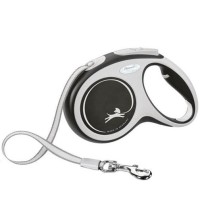 Flexi New Comfort Şerit Otomatik Gezdirme Tasması Siyah [Medium] 5m