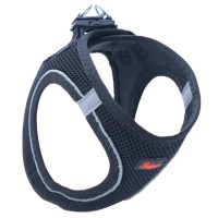 Luckypaw Air Mesh Harness Kedi-Köpek Göğüs Tasması Siyah (3-5kg) [XSmall]