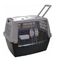 Stefanplast Gulliver Araba Arkasi Köpek Tasima Kafesi Siyah/Gri Köpek Tasima 80x58,5x62 Cm