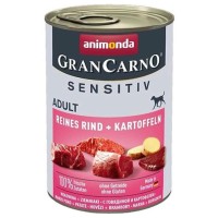 Animonda GranCarno Sensitive Sığır Etli & Patatesli Yetişkin Köpek Konservesi 400gr