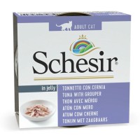 Schesir Jelly - Ton Balıklı ve Orfoz Balıklı Yetişkin Kedi Konservesi 85gr