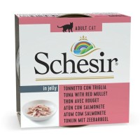 Schesir Jelly - Ton Balıklı ve Barbun Balıklı Yetişkin Kedi Konservesi 85gr