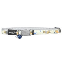 Rogz GlowCat Balık Desenli Reflektörlü ve Emniyet Kilitli Kedi Boyun Tasması