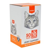 Wanpy Sığır Eti Tavuklu Kedi Ödülü 60X14 Gr ( Bone Support ) 60'lı Kutu