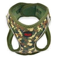 Luckypaw Air Mesh Harness Desenli Kedi-Köpek Göğüs Tasması Camo (4-7kg) [Small]