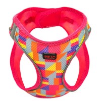 Luckypaw Air Mesh Harness Desenli Kedi-Köpek Göğüs Tasması Spirit (4-7kg) [Small]