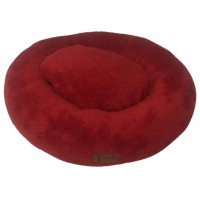 Mor Lama Simit Kedi - Köpek Yatağı [Medium] (Kiremit Rengi)