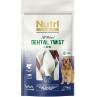 Nutri Canin Kuzu Eti Sargılı Dental Twist Köpek Çiğneme Kemiği 120gr