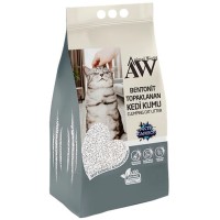 Animal World Aktif Karbonlu Extra Güçlü 10 LT İnce Taneli Topaklanan Bentonit Kedi Kumu