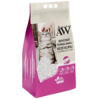 Animal World Extra Güçlü Bebek Pudrası Kokulu 10 LT İnce Taneli Topaklanan Bentonit Kedi Kumu