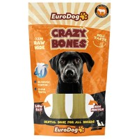 EuroDog Crazy Bone Pres Kemik 10 cm 3 Lü