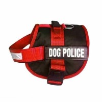 Dog Police شماره قلاده کتفی: 3 - قرمز