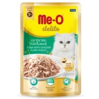Me-O Delite Pouch Jelly Gerçek Ton Balıklı ve Tavuklu Kedi Konservesi 70gr