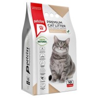 Petclay Kokusuz 10 LT İnce Taneli Topaklanan Bentonit Kedi Kumu