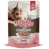Miglior Gatto Somonlu Kısırlaştırılmış Kedi Yaş Maması 85gr