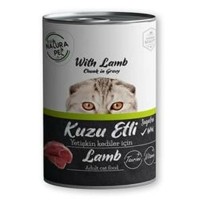 Eco Natura Pet Kuzu Etli Yetişkin Kedi Konservesi Gravy 400 Gr
