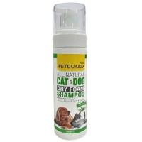 Petguard Dry Foam Aloe Veralı Kuru Köpük Kedi ve Köpek Şampuanı 200 ml