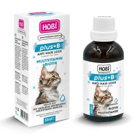 Hobi Plus B Kediler İçin Tüy Sağlığını Destekleyeci Multivitamin Damlası 50ml