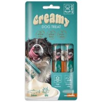 M-Pets Creamy Somonlu ve Biftekli Köpek Ödülü 4x15gr