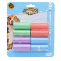 Doglife Renkli Dışkı Toplama Poşeti 8li