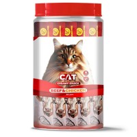 EuroGold Cat Sıvı Kedi Ödülü Dana - Tavuk Etli 30x15Gr