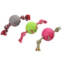 Eastland İpli Plastik Top Köpek Oyuncağı 7 Cm