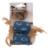 Eastland Öten Catnipli Tüylü Peluş Kedi Oyuncağı 6cm