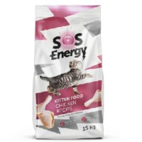 Sos Energy Tavuklu Yavru Kedi Maması 15 Kg